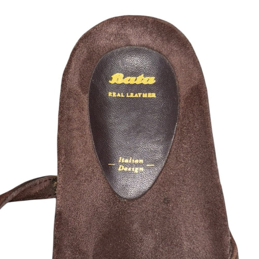 Bata Snake Thong Sandals Italian Made Size 39 - Picture 6 of 16